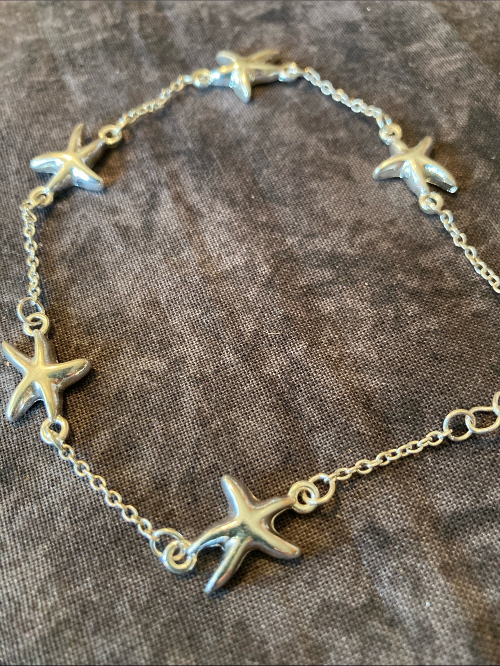 Delicate Starfish Link Bracelet